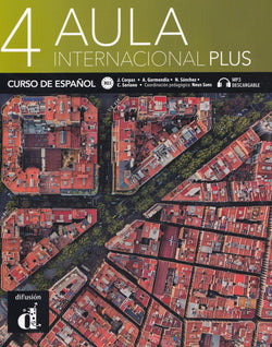 Aula Internacional Plus 4 - Libro del alumno + audio download. B2.1 - 9788418224461 - front cover