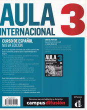 Aula Internacional 3 + audio download - Nueva Edicion - B1 - 9788415640110 - back cover