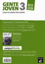 Gente joven 3 Nueva edición - Cuaderno de ejercicios. A2+ - 9788415846321 - back cover