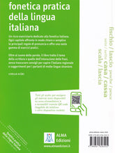 Fonetica pratica della lingua italiana - 9788861826205 - back cover