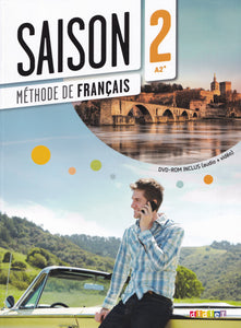 Saison 2 niv A2+ - Livre + DVD-ROM (audio + video) - 9782278077533 - front cover