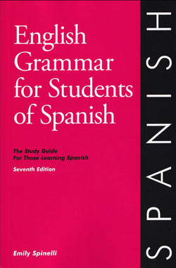 English Grammar For Students Of Spanish - 9780934034418 - front cover