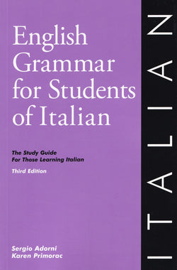 English Grammar for Students of Italian - 9780934034401 - front cover