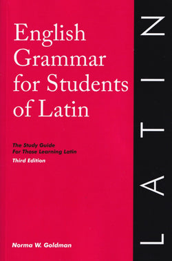 English Grammar for Students of Latin - 9780934034340 - front cover