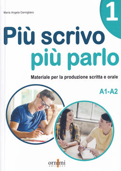 PIÙ SCRIVO PIÙ PARLO 1 (A1-A2) - 9786185554071 - front cover