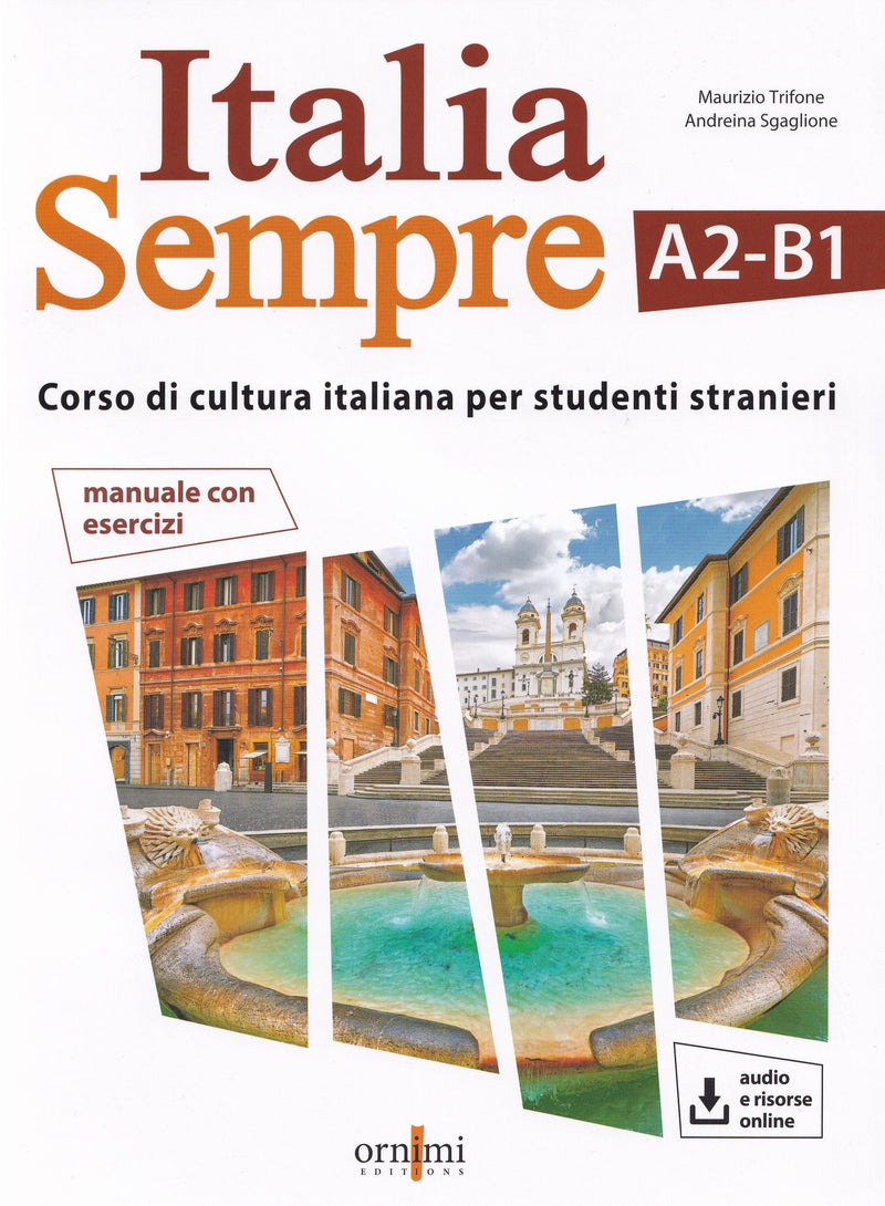 Italia Sempre (A2-B1) + AUDIO - 9786188492745 - Front cover