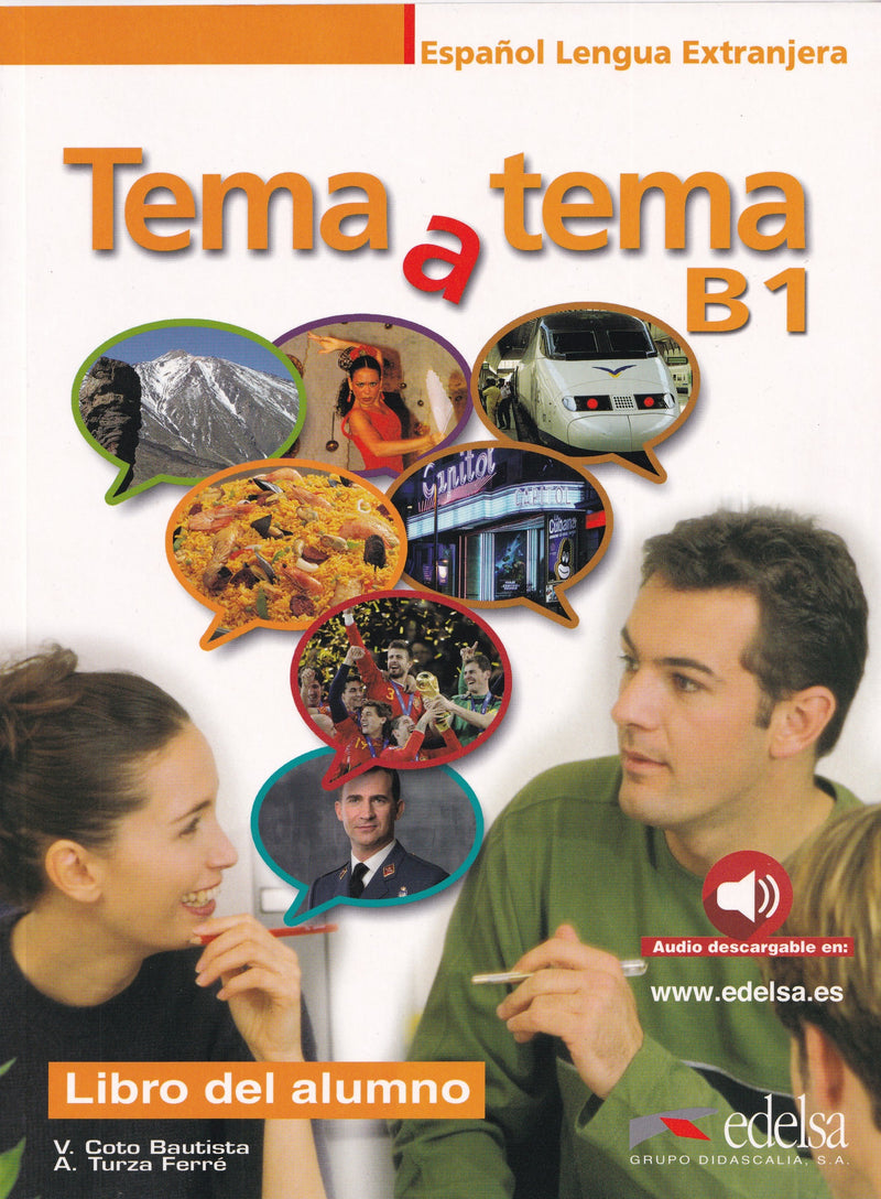 Tema a tema B1 - libro del alumno - 9788477117209 - front cover