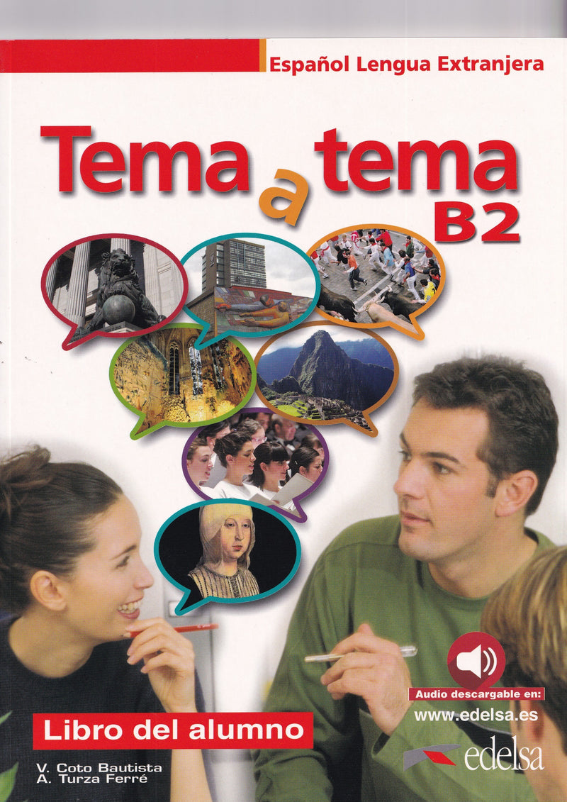 Tema a tema B2 - libro del alumno - 9788477117223 - front cover