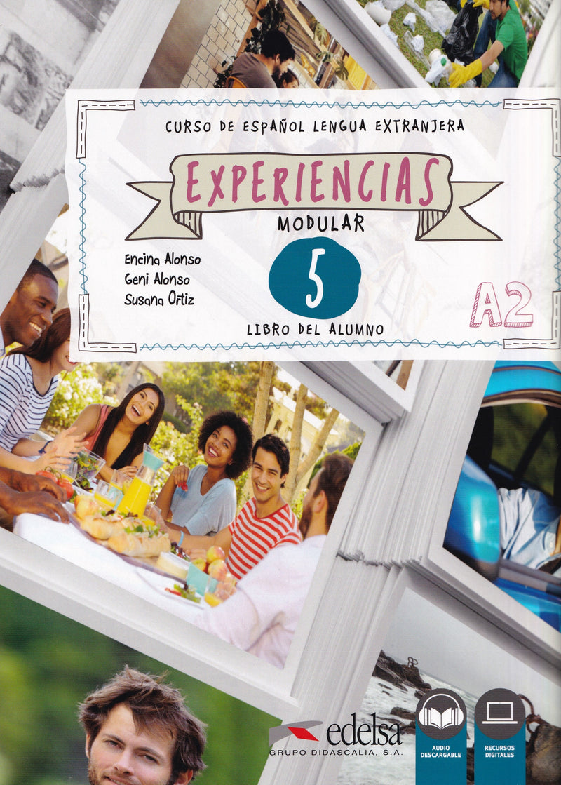 Experiencias 5. A2. Libro del alumno - 9788490813560 - front cover