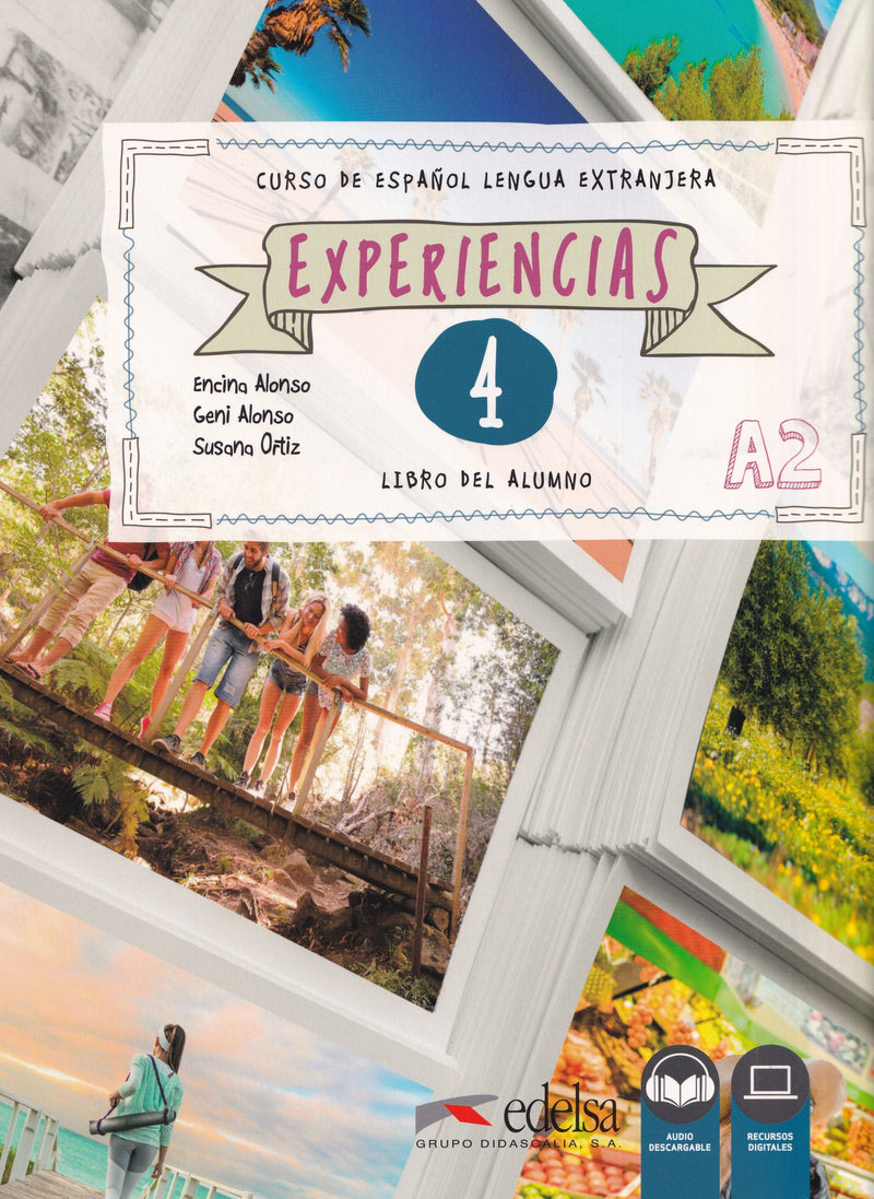 Experiencias 4. A2. Libro del alumno - 9788490813553 - front cover
