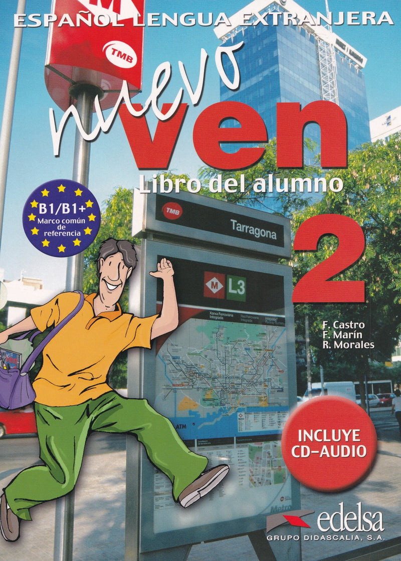 Nuevo ven 2 - libro del alumno + CD audio - 9788477118428 - front cover