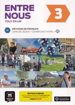 Entre nous 3 – Édition hybride – Tout en un + audio MP3 - 5788482236616 - front cover