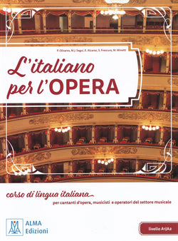 L'italiano per l'opera + online audio + video. A1/A2 - 9788861826960 - front cover