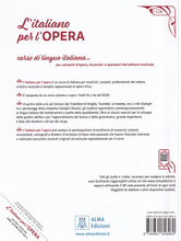 L'italiano per l'opera + online audio + video. A1/A2 - 9788861826960 - back cover