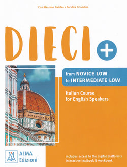 DEICI+ Italian course for ENGLISH SPEAKERS + ebook + online audio + video. From novice low to intermediate low - 9788861828070 - front cover