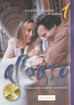 Allegro 1 - Student book and exercises + Audio CD - 9789606632136 - front cover 