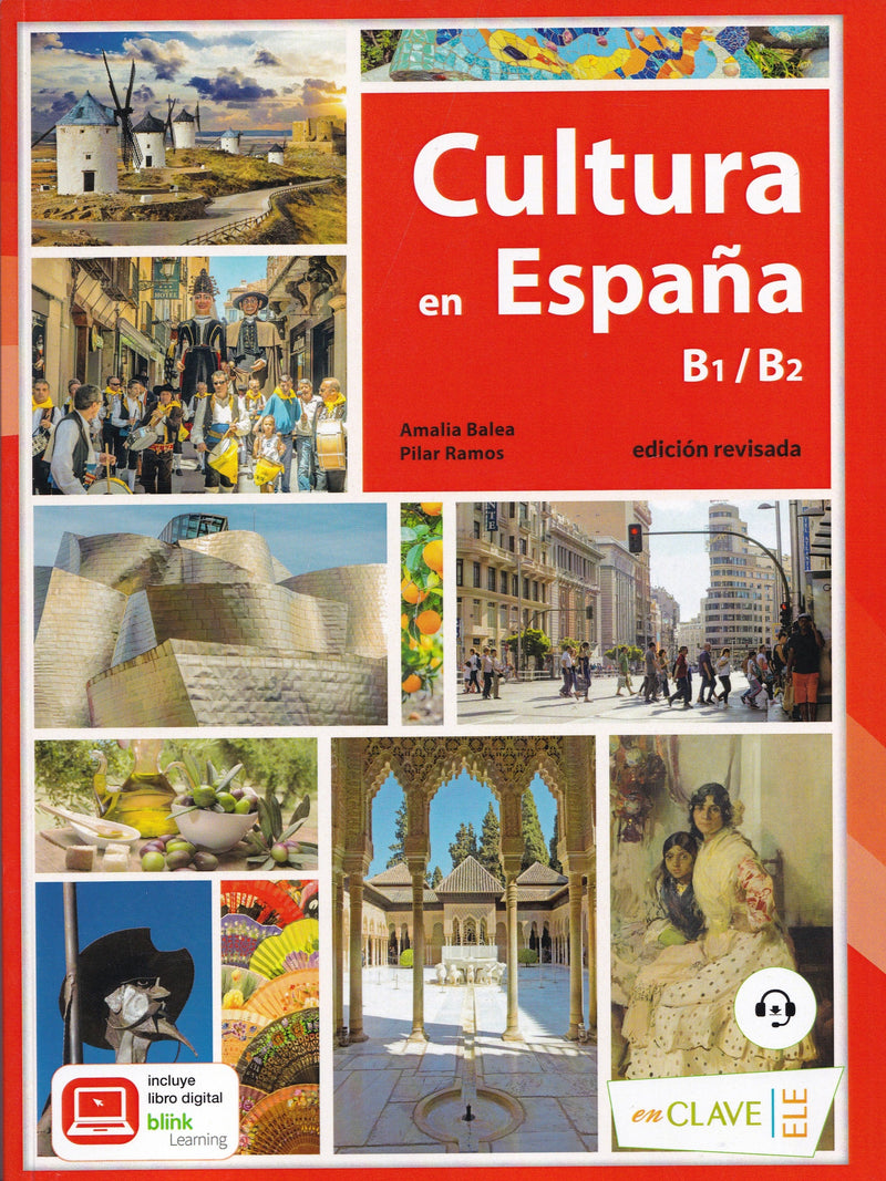 Cultura en España + audio + digital (B1-B2) - (Edición 2021)  - 9788415299387 - front cover