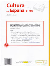 Cultura en España + audio + digital (B1-B2) - (Edición 2021) - 9788415299387 - back cover