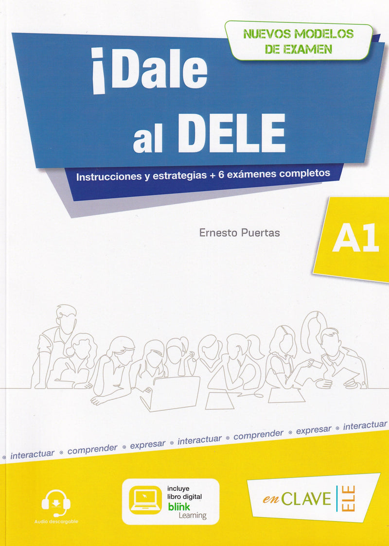 Dale al DELE A1: nuevos modelos de examen + audio + digital - 9788415299493 - front cover