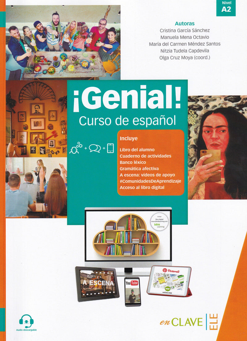 ¡Genial! A2 - Curso de español - 9788416108787 - front cover