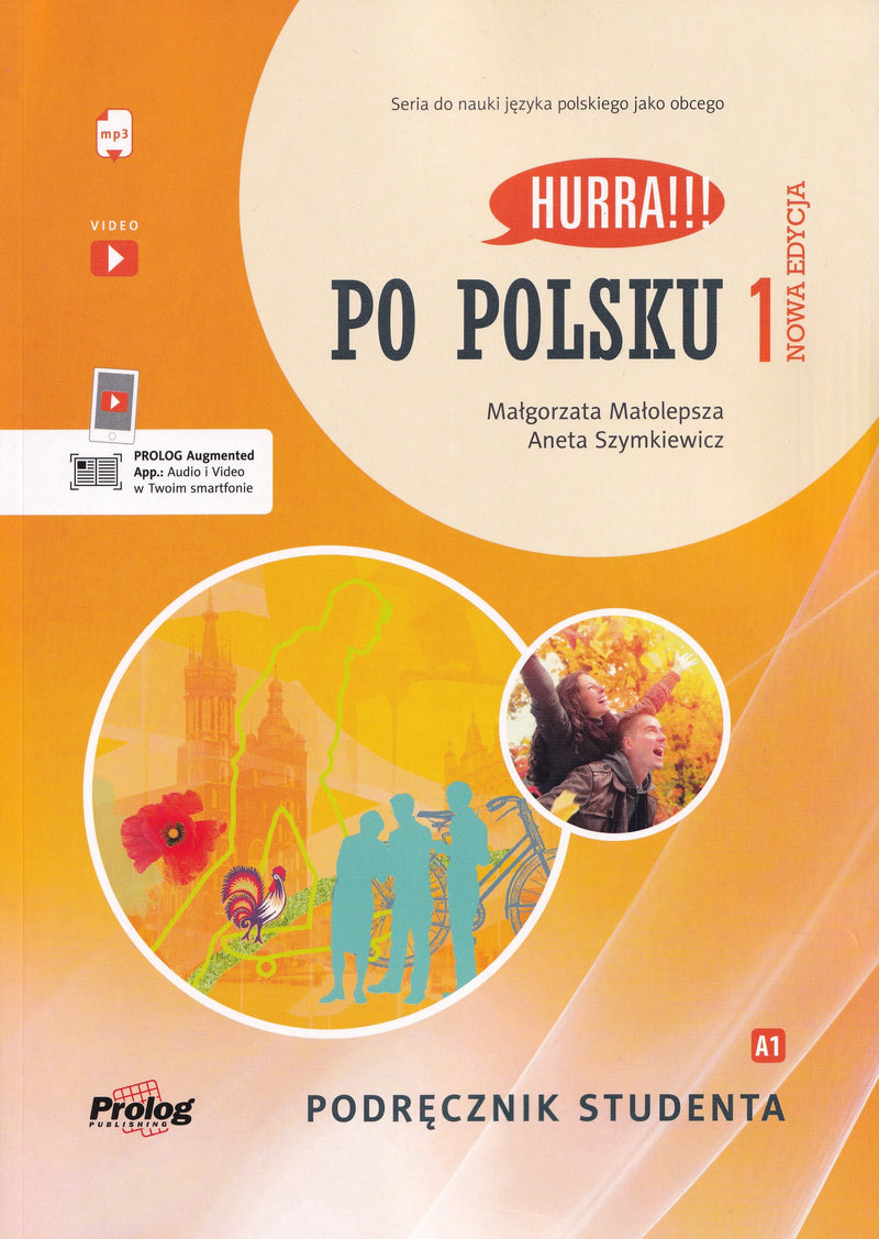 Hurra! Po Polsku 1 TEXTBOOK - Podrecznik studenta. Book + online audio + videos - 9788367351225  - front cover