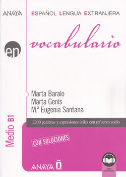 Vocabulario. Nivel Medio B1 (Ed. 2021) - 9788414315781 - front cover