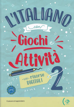 L'italiano con giochi e attivita 2. Volume + libro digitale. A2-B1 - 9788853639943 - front cover