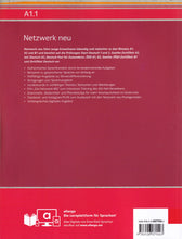Netzwerk neu A1.1 - Deutsch als Fremdsprache - 9783126071543 - back cover