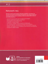 Netzwerk neu A1.2 - Deutsch als Fremdsprache - 9783126071550 - back cover