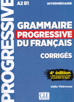 Grammaire progressive du français - Niveau intermédiaire (A2/B1) - Corrigés - 4ème édition - 9782090381047 - front cover