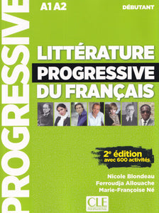 Littérature progressive du français - Niveau débutant (A1/A2) - Livre + CD - 9782090351774 - front cover