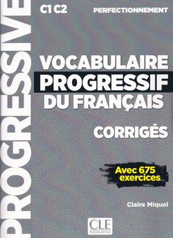 Vocabulaire progressif du français - Niveau perfectionnement (C1/C2) - Corrigés - 9782090384543 - front cover