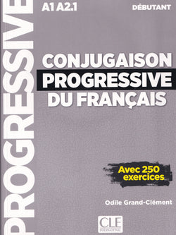 Conjugaison progressive du français - Niveau débutant (A1/A2) - Livre + CD + Livre-web - 2ème édition) - 9782090384437 - front cover
