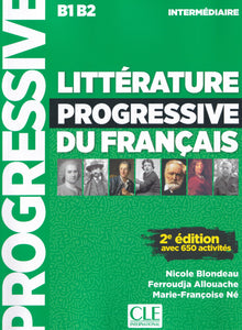 Littérature progressive du français - Niveau intermédiaire (B1/B2) - Livre + CD - 9782090351798 - front cover