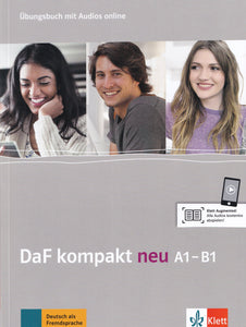 DaF kompakt neu A1-B1 - Deutsch als Fremdsprache für Erwachsene - Übungsbuch mit Audios - 9783126763110 - front cover