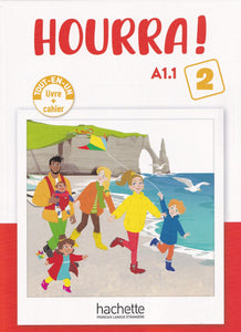 Hourra ! 2. A1.1 - Livre et cahier - 9782017211761 - front cover