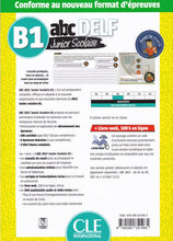 ABC DELF Junior scolaire - Niveau B1 + DVD - 9782090351965 - back cover