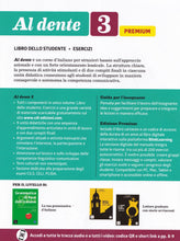 Al dente 3 - Premium Libro dello studente + Esercizi. Online audio + Video. B1 - 9788417710859 - back cover