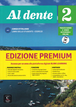 Al dente 2 - Premium Libro dello studente + esercizi. Online audio + video. A2 - 9788417710842 - front cover