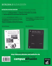Bitacora 3 - Nueva edicion: Cuaderno de ejercicios + MP3 descargable (B1) - 9788416657537 - back cover