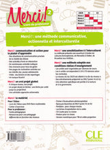 Merci! 2: Guide pédagogique A1 - 9782090388336 - back cover