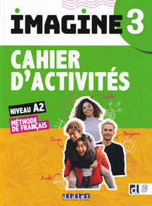 Imagine 3 - niv. A2.2 - Cahier d'activités + didierfle.app - 9782278114580 - front cover