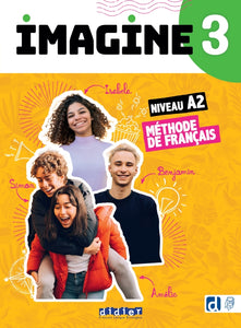 Imagine 3 - niv. A2.2 - Livre + didierfle.app - 9782278114597 - front cover