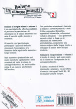Italiano in cinque minuti 2 - 9788861820791 - back cover