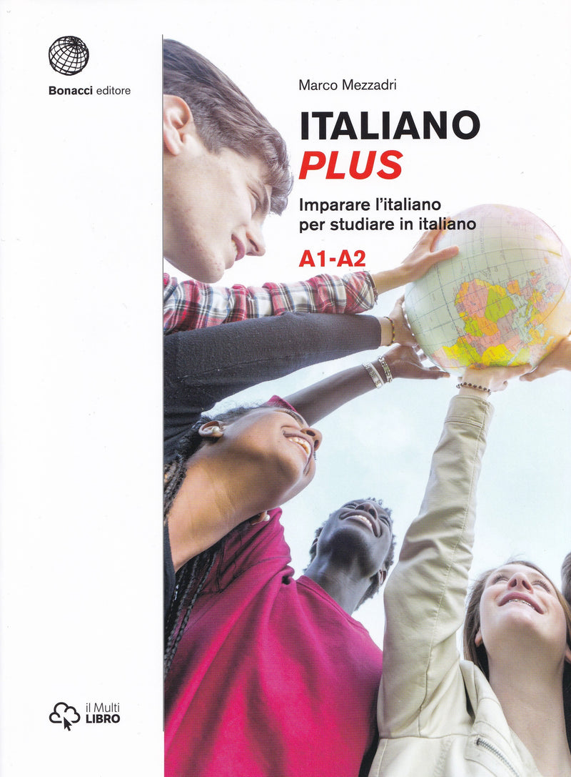 Italiano plus A1-A2 - Imparare l'italiano per studiare in italiano - 9788820108816 - front cover