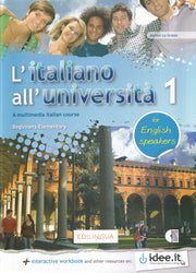 L'italiano all'universita 1 FOR ENGLISH SPEAKERS + audio + digital. A1-A2