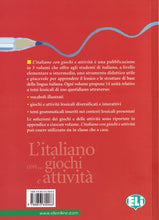 L'italiano con giochi e attivita - book 2 - 9788853600066 - back cover