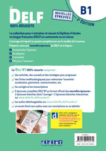 Le DELF B1 100% Réussite - Livre + didierfle.app - 9782278102532 - back cover