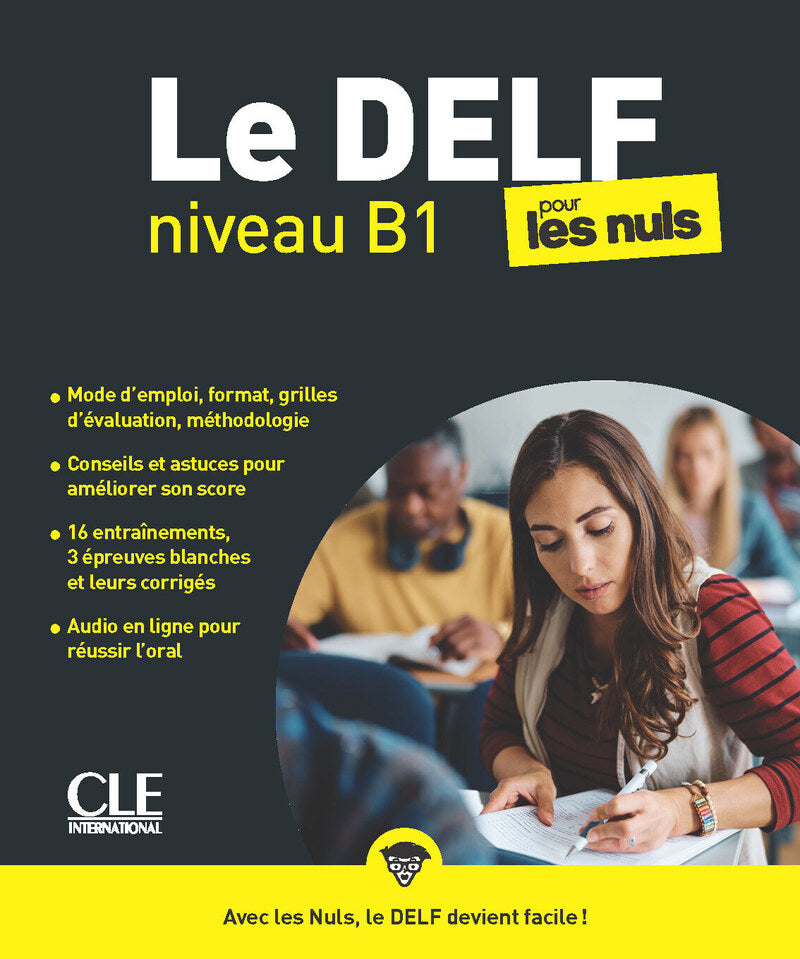 Le Delf pour les nuls - Niveau B1 - Livre + Audio téléchargeable en ligne (Delf for Dummies) - 9782090397512 - front cover