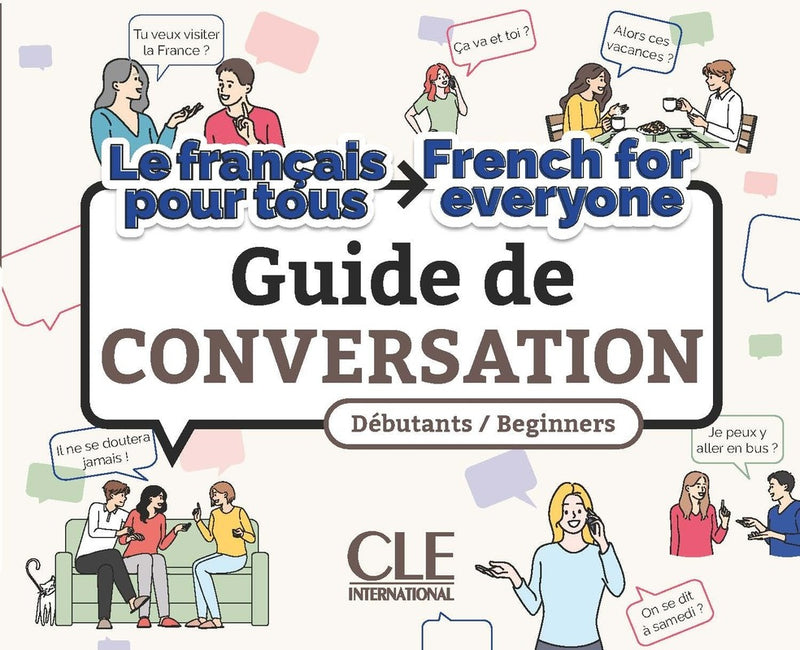 Le français pour tous / French for everyone - Guide de conversation - 9782090398281 - front cover